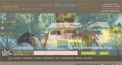 Desktop Screenshot of campingbeausoleil.com